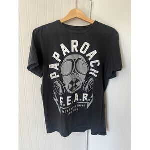 Paparoach Mens FEAR Official‎ Concert Tour Merch Size Medium Alternative Rock